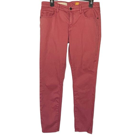 ANTHROPOLOGIE PILCRO Women’s Stet Slim Leg Coral Pant size 30 - Picture 2 of 5